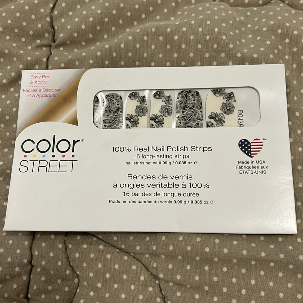 BNIP colour Street nail polish strips, flower power